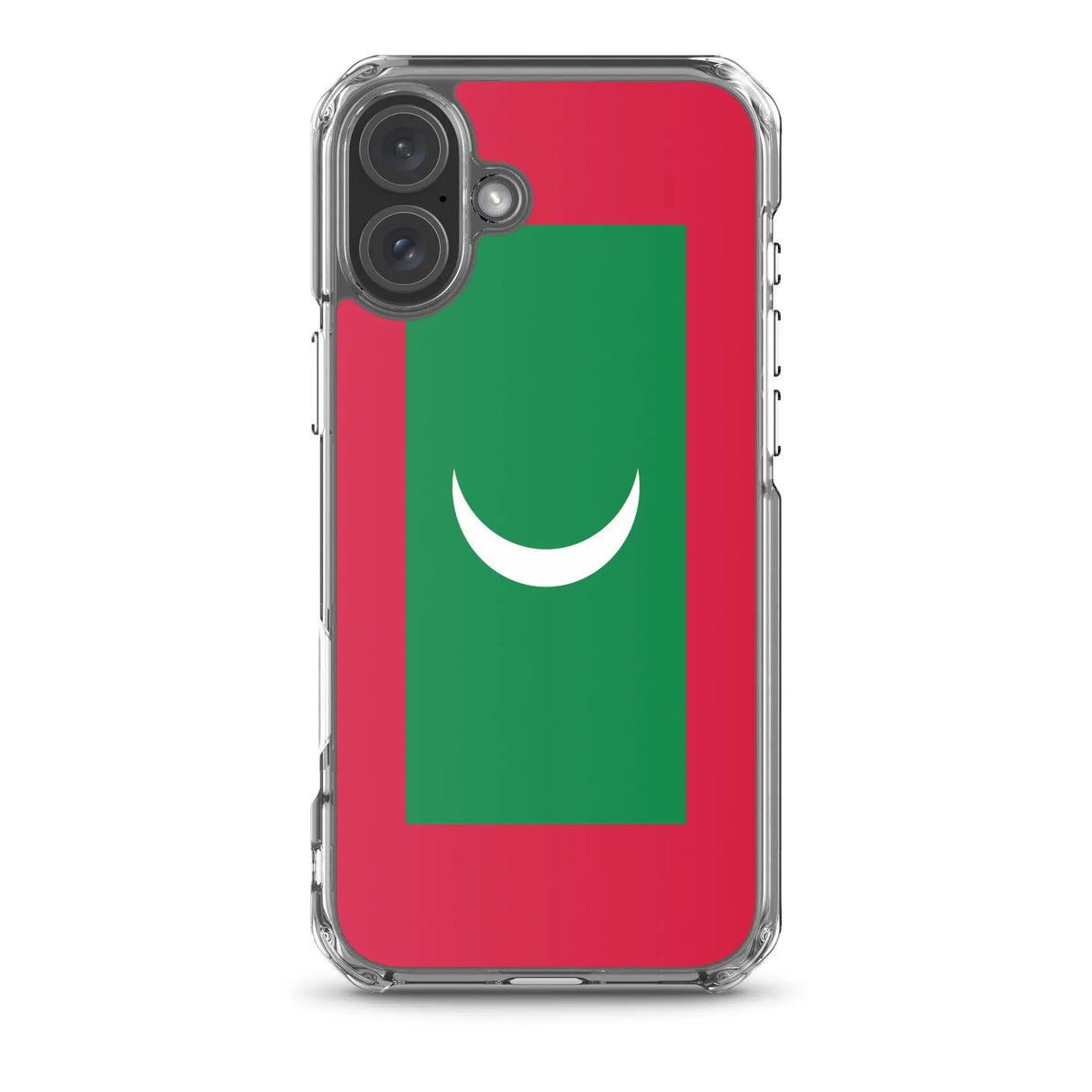 Coque iphone drapeau maldives souple et antichoc transparente