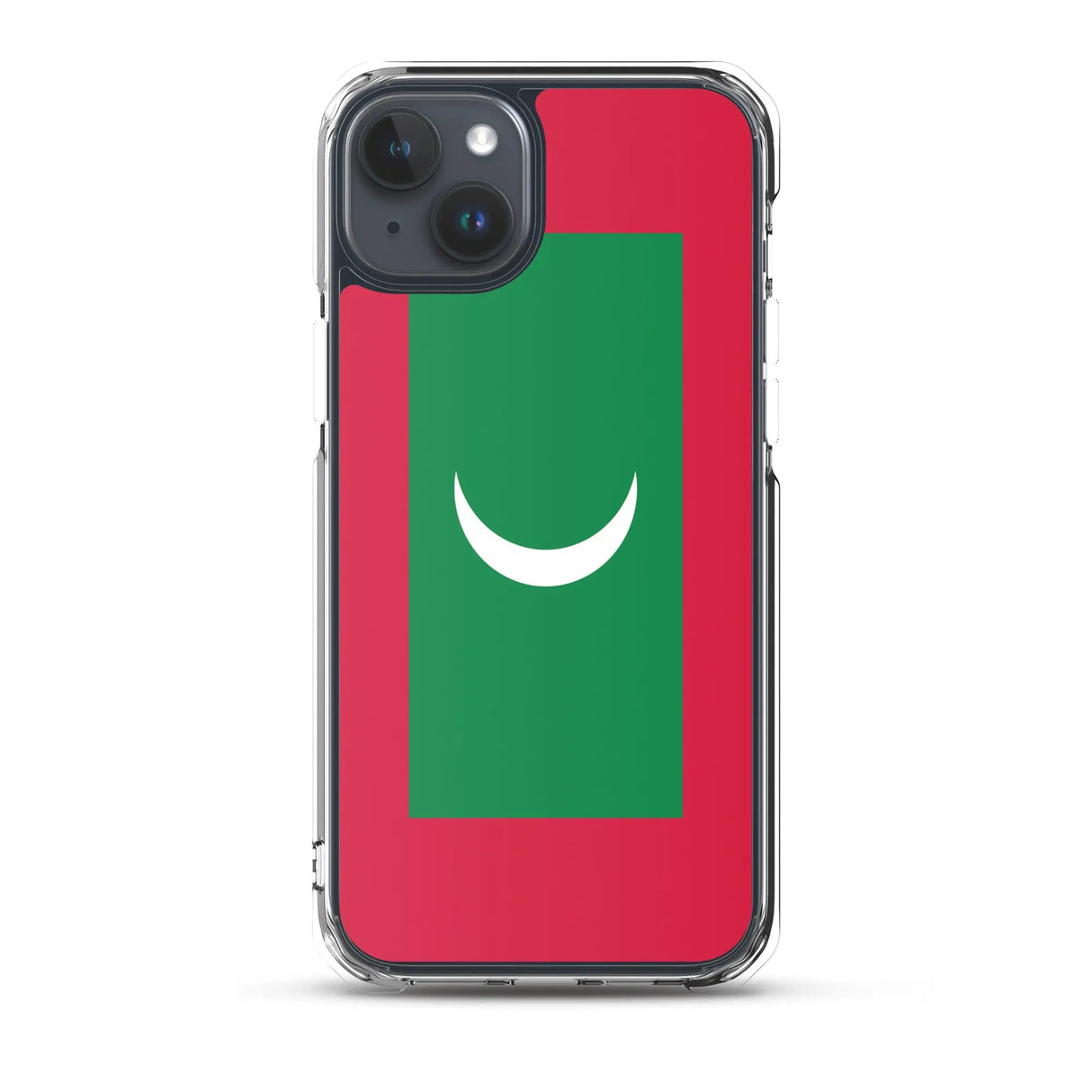 Coque iphone drapeau maldives souple et antichoc transparente