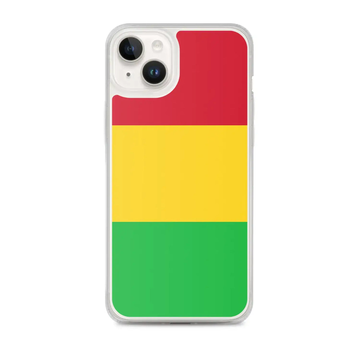 Coque iphone drapeau mali souple transparente antichoc