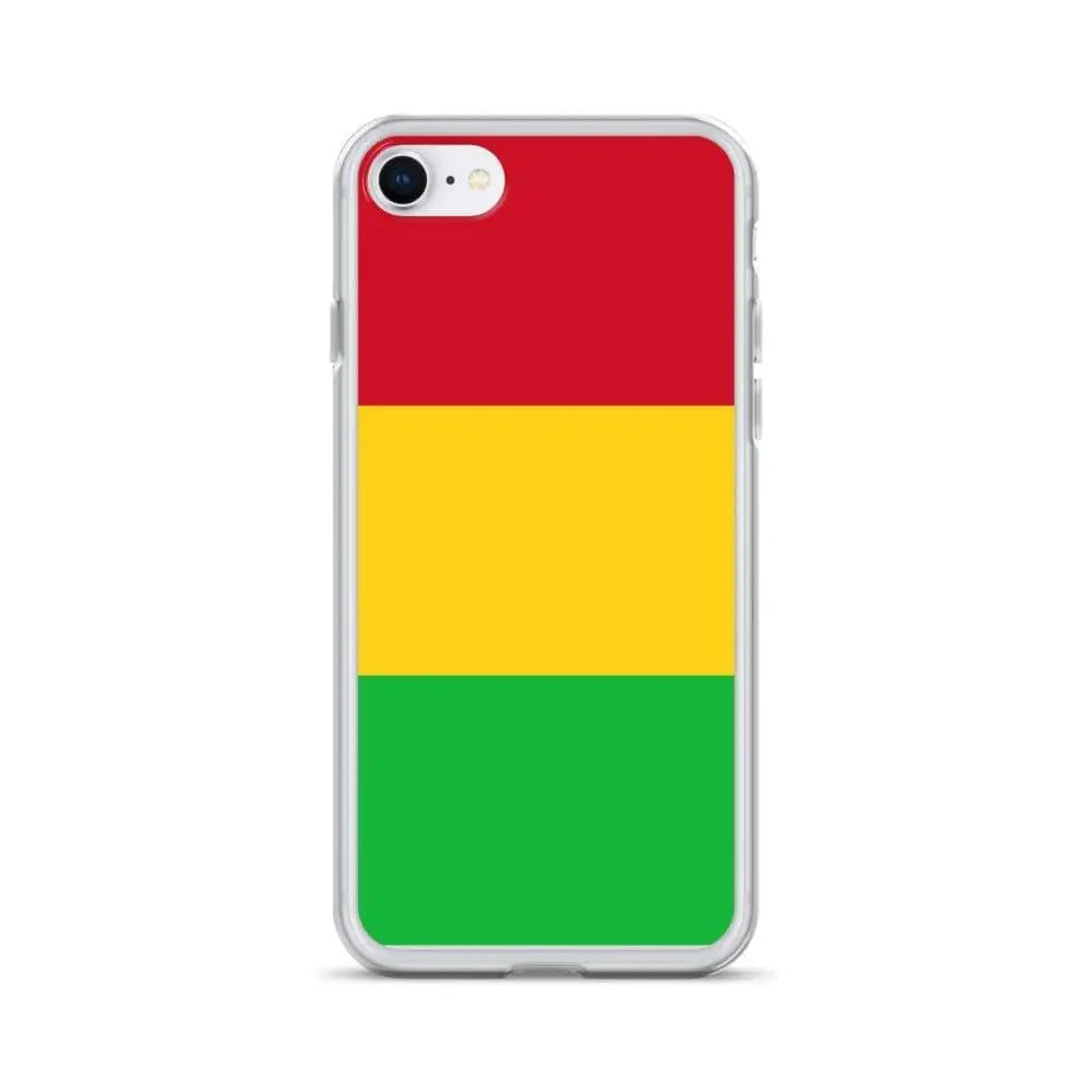 Coque iphone drapeau mali souple transparente antichoc