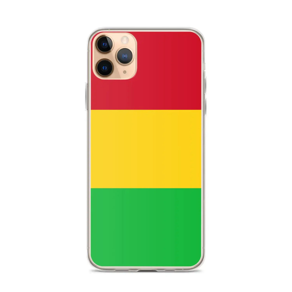 Coque iphone drapeau mali souple transparente antichoc