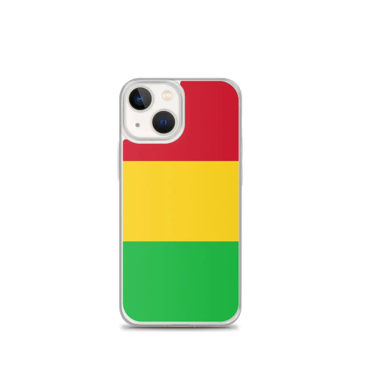 Coque iphone drapeau mali souple transparente antichoc
