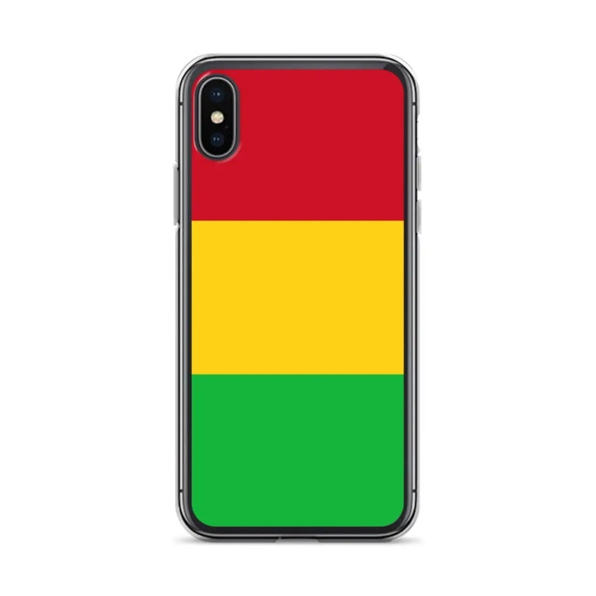 Coque iphone drapeau mali souple transparente antichoc