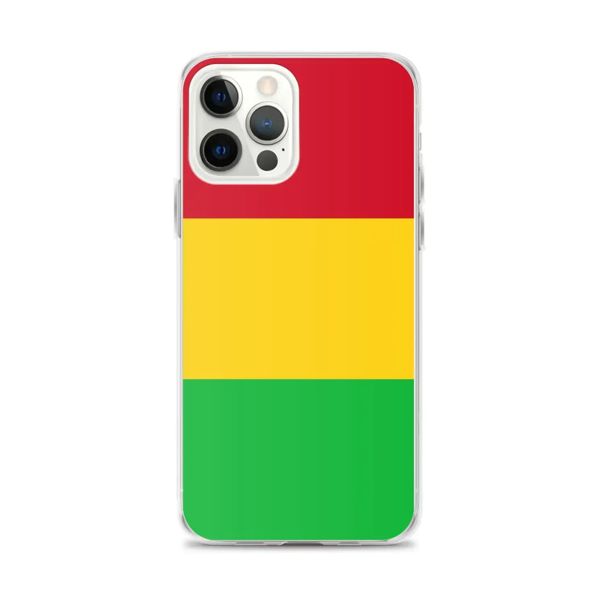 Coque iphone drapeau mali souple transparente antichoc