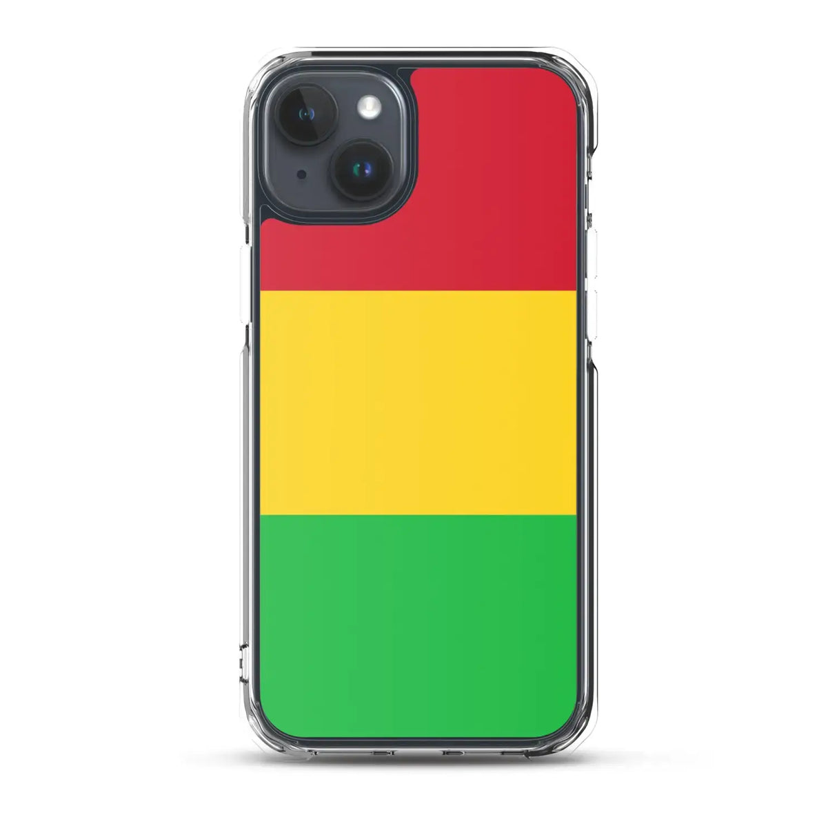 Coque iphone drapeau mali souple transparente antichoc