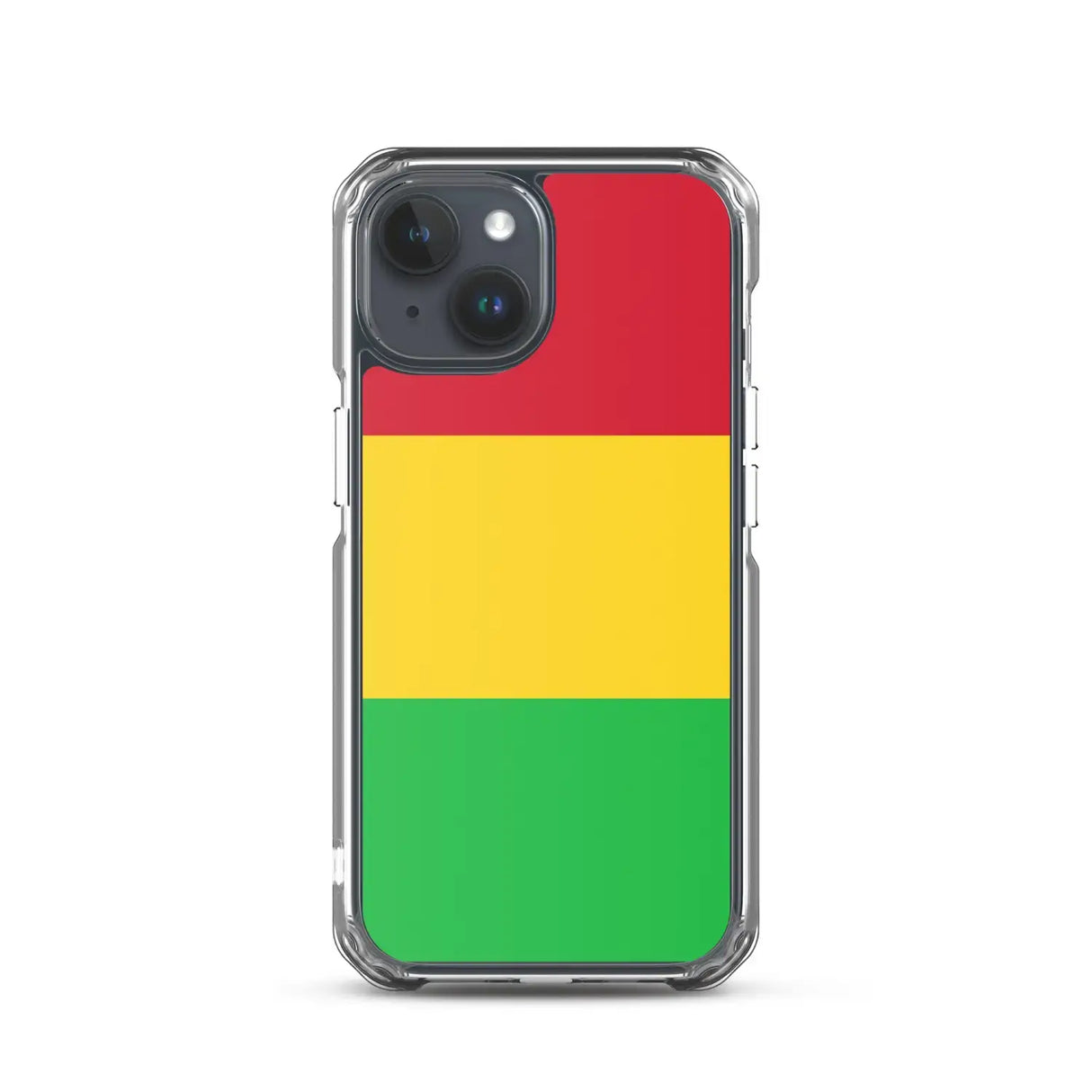 Coque iphone drapeau mali souple transparente antichoc