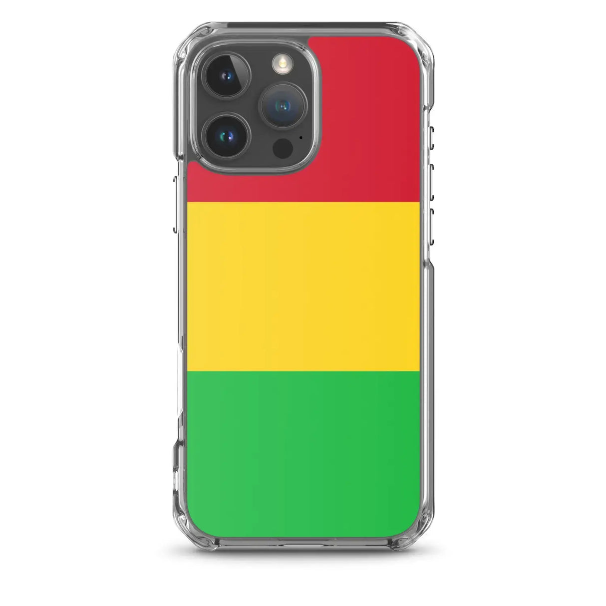Coque iphone drapeau mali souple transparente antichoc