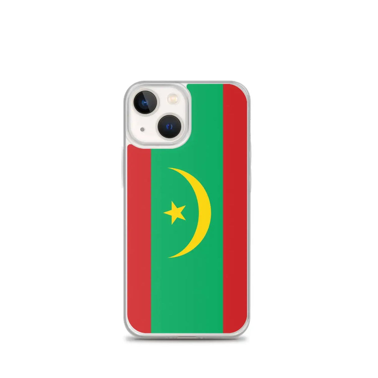 Coque iphone drapeau mauritanie souple antichoc transparente