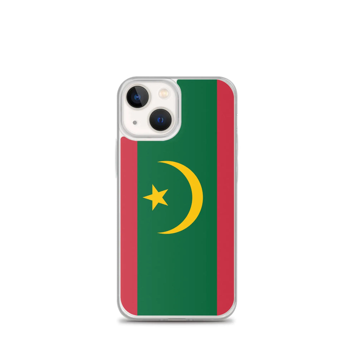 Coque iphone drapeau mauritanie souple antichoc transparente