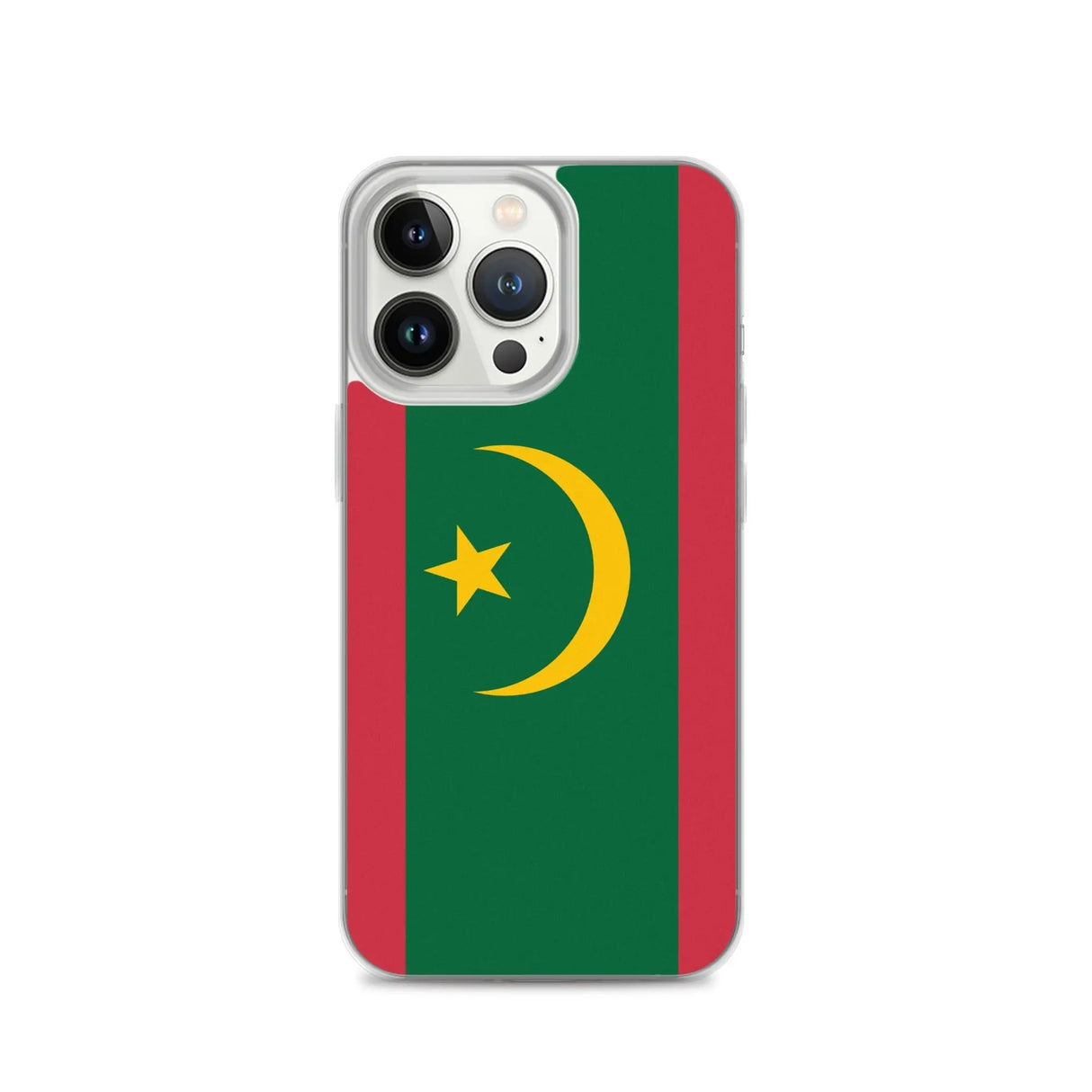 Coque iphone drapeau mauritanie souple antichoc transparente