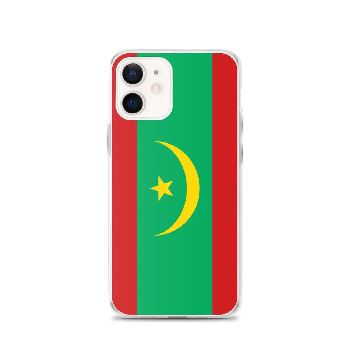 Coque iphone drapeau mauritanie souple antichoc transparente