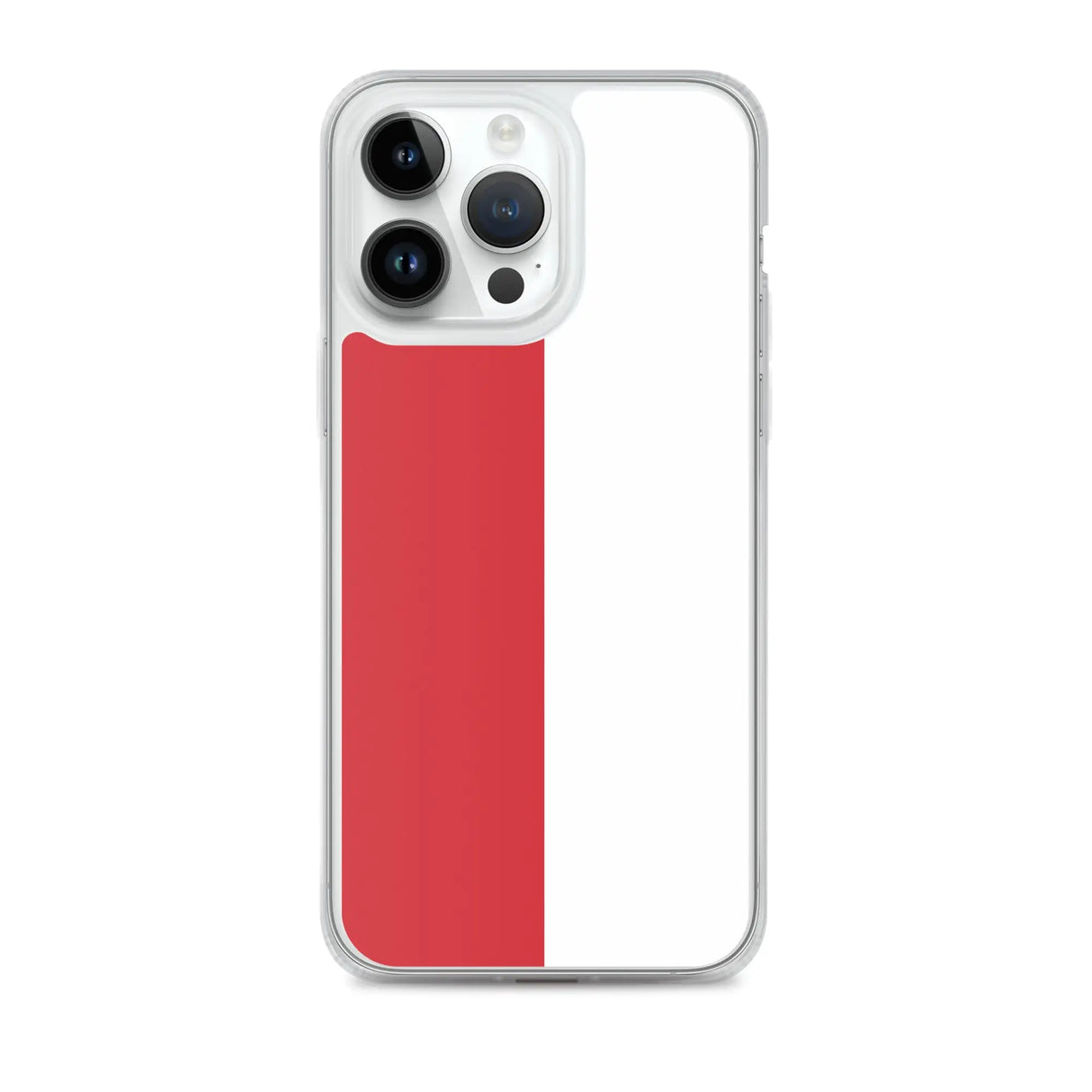 Coque iphone drapeau monaco souple résistante antichoc