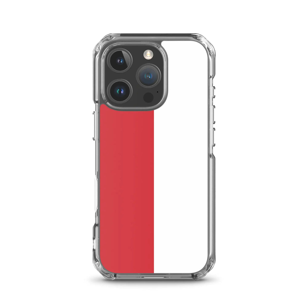 Coque iphone drapeau monaco souple résistante antichoc