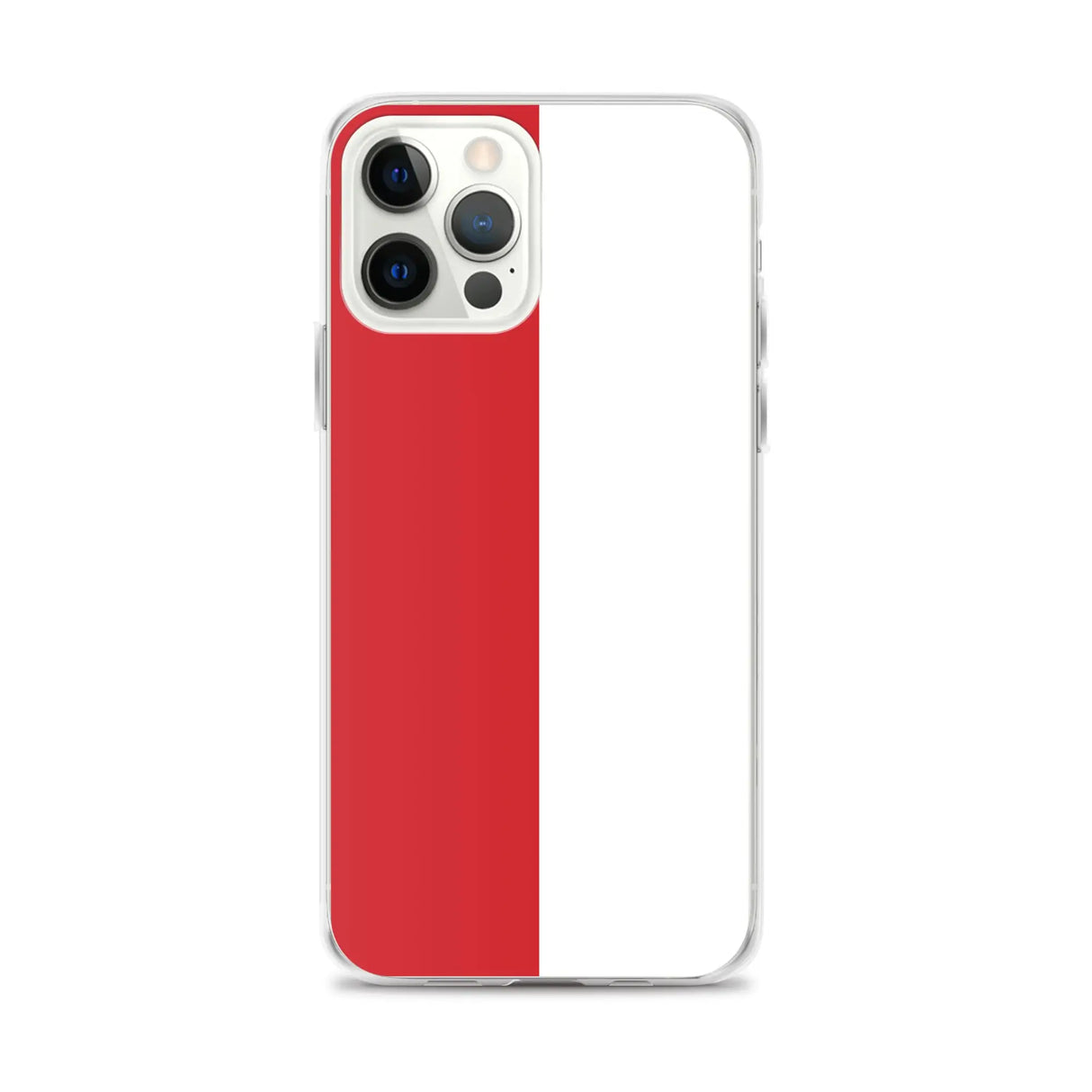 Coque iphone drapeau monaco souple résistante antichoc