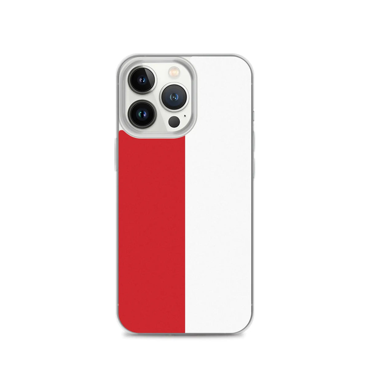 Coque iphone drapeau monaco souple résistante antichoc