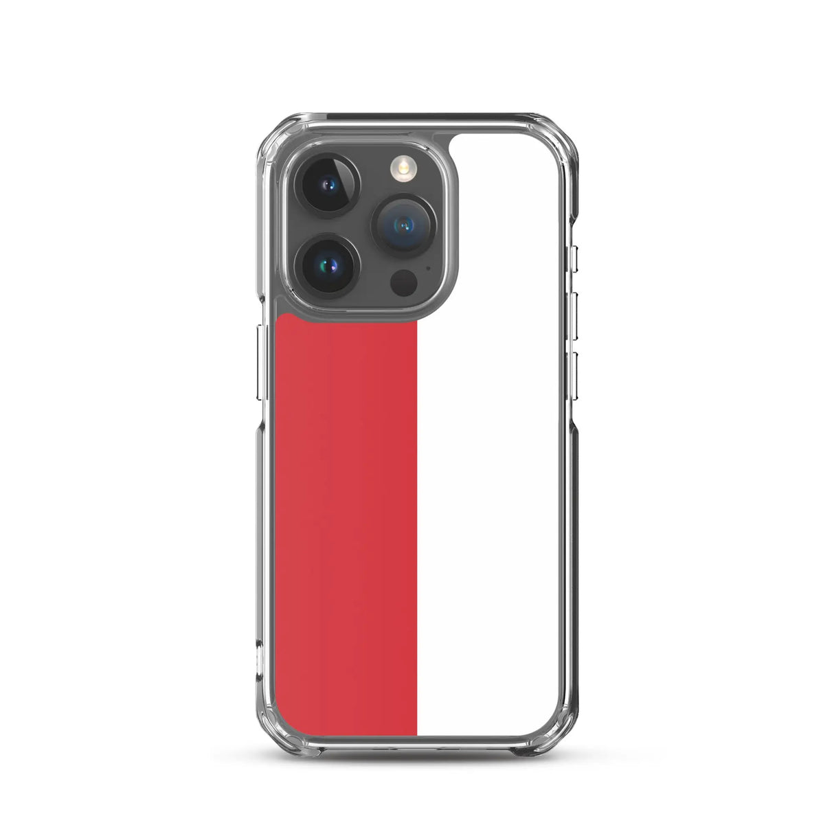 Coque iphone drapeau monaco souple résistante antichoc