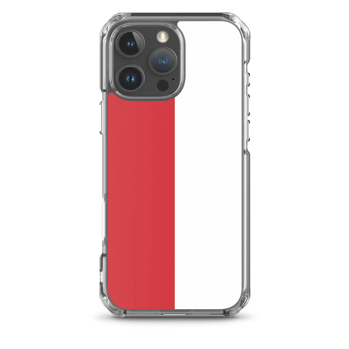Coque iphone drapeau monaco souple résistante antichoc