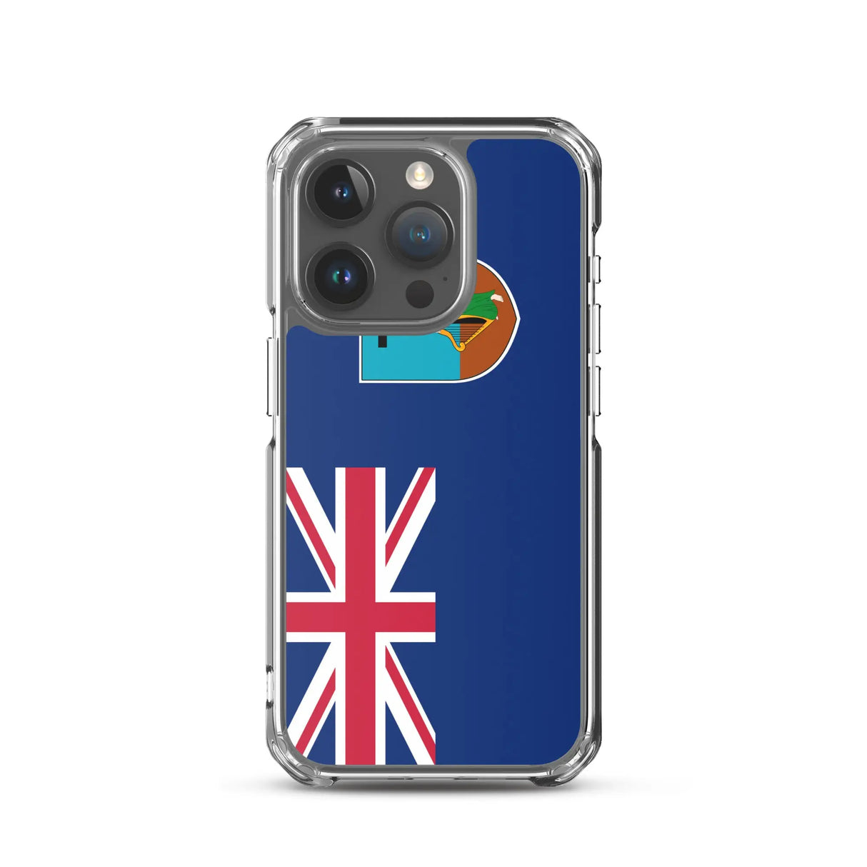 Coque iphone drapeau montserrat souple et antichoc transparente