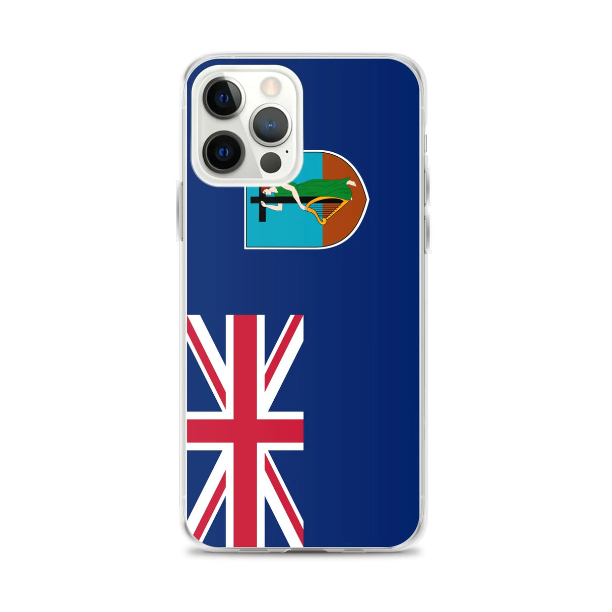 Coque iphone drapeau montserrat souple et antichoc transparente