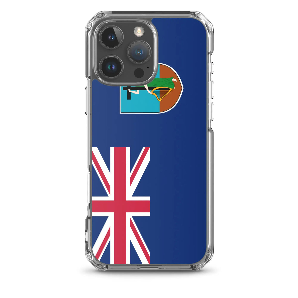 Coque iphone drapeau montserrat souple et antichoc transparente