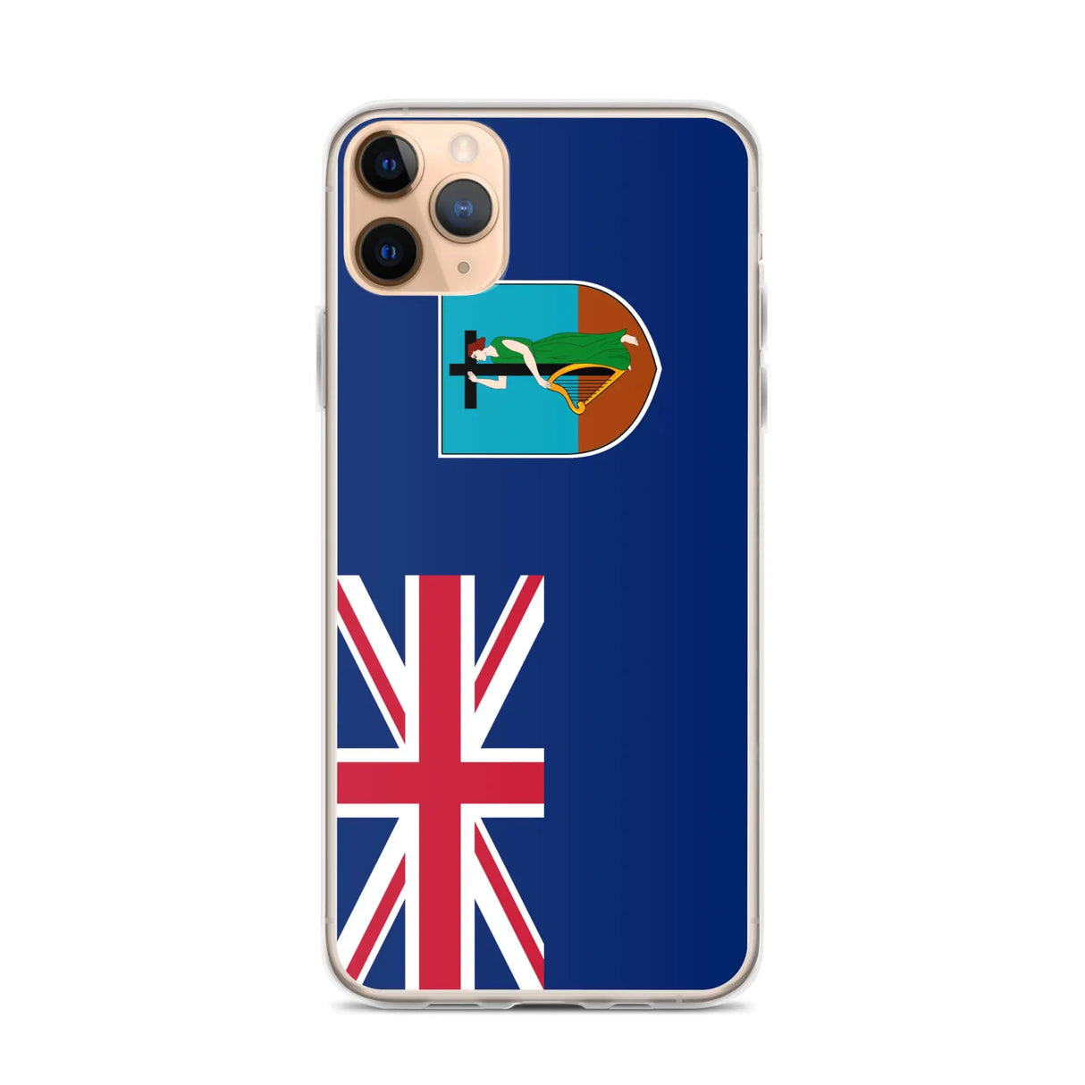 Coque iphone drapeau montserrat souple et antichoc transparente