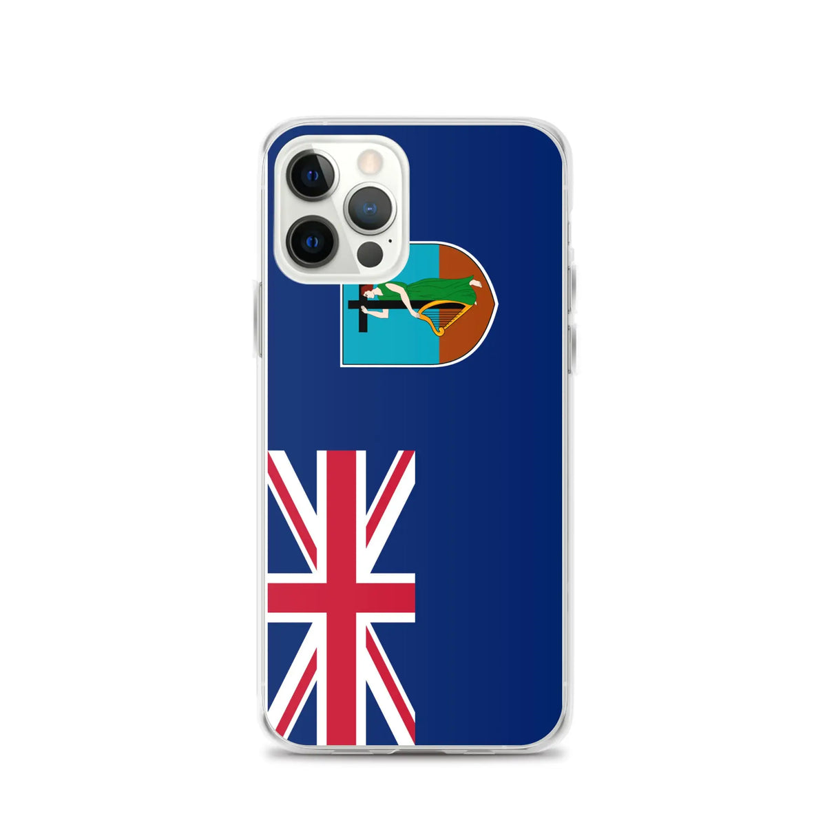 Coque iphone drapeau montserrat souple et antichoc transparente
