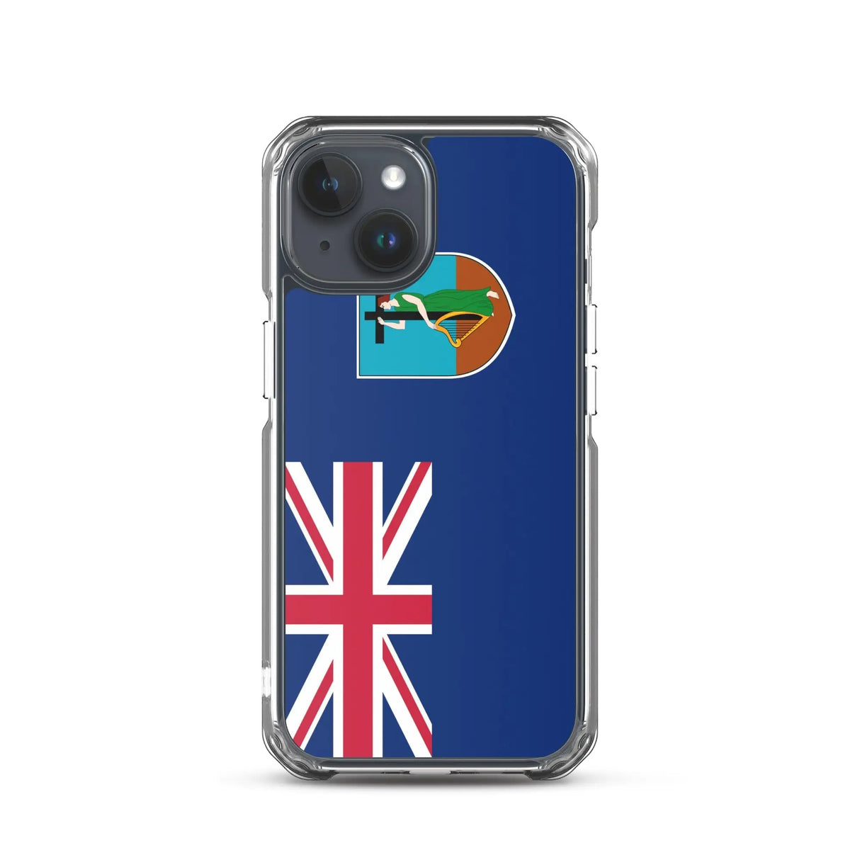 Coque iphone drapeau montserrat souple et antichoc transparente