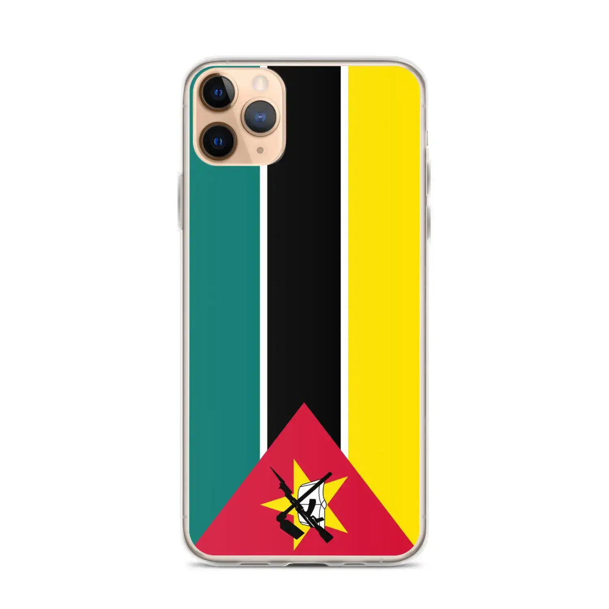 Coque iphone drapeau mozambique souple résistante antichoc