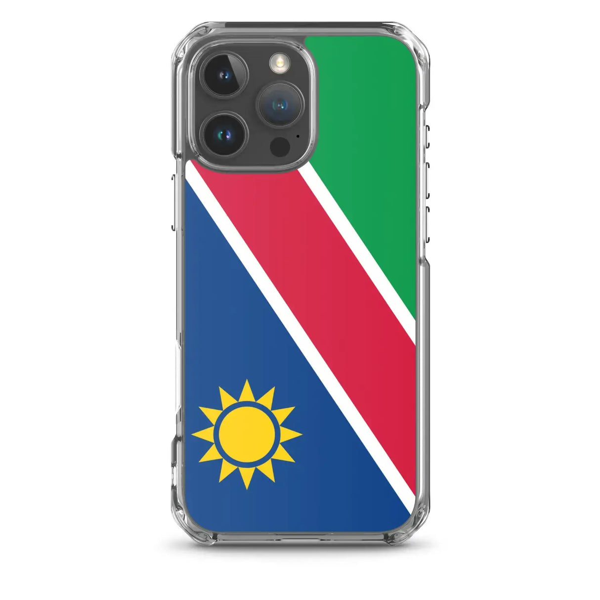 Coque iphone drapeau namibie souple antichoc transparente
