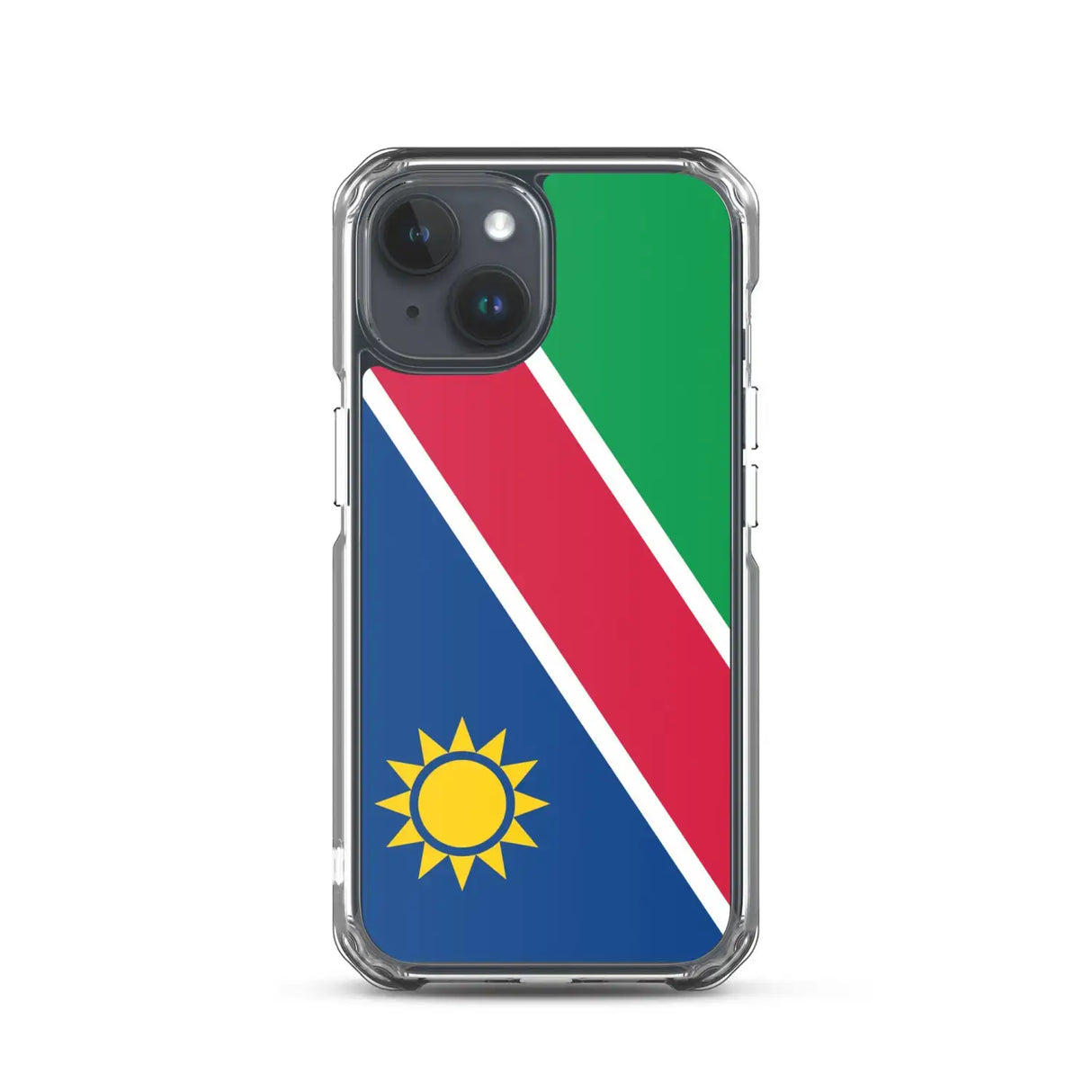 Coque iphone drapeau namibie souple antichoc transparente