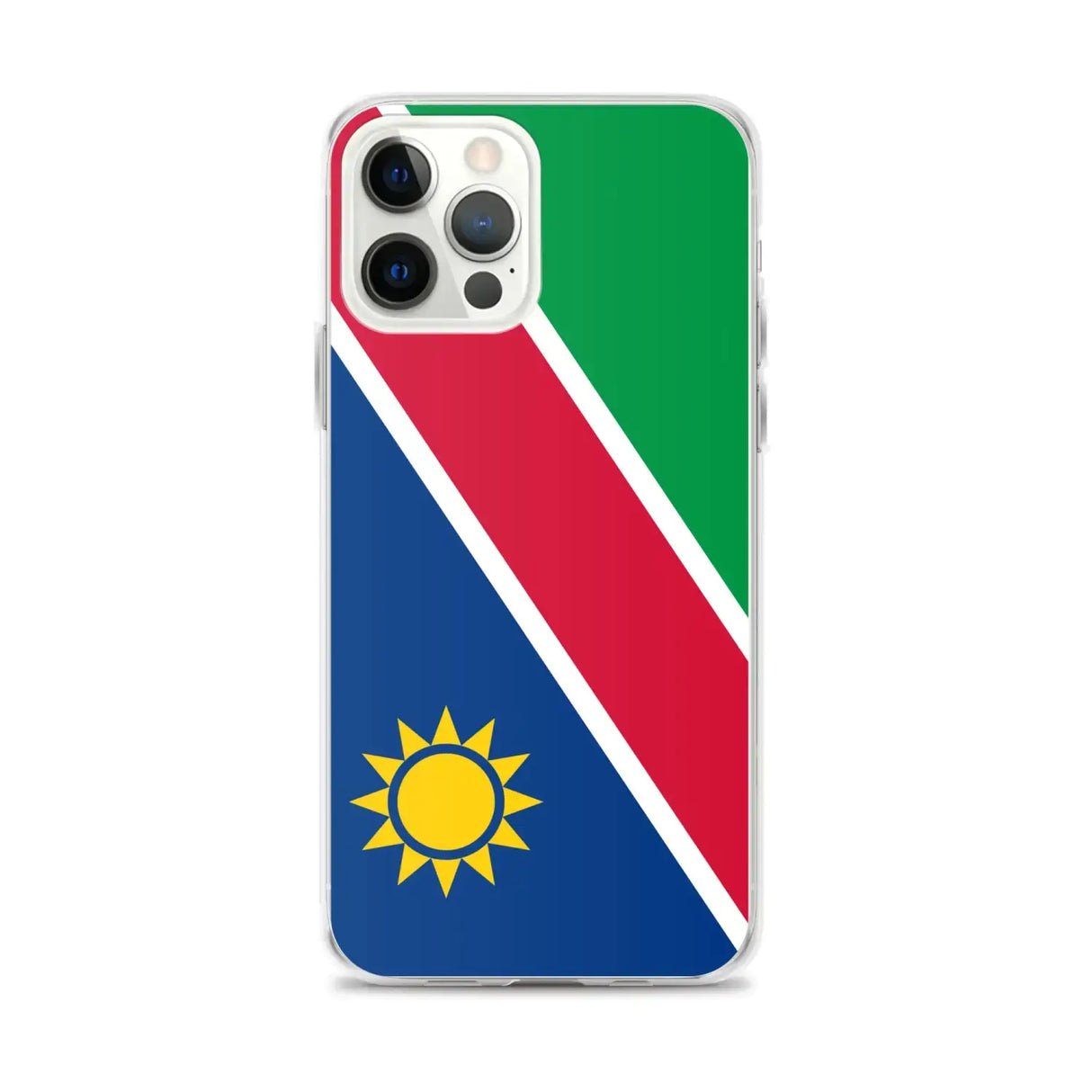 Coque iphone drapeau namibie souple antichoc transparente