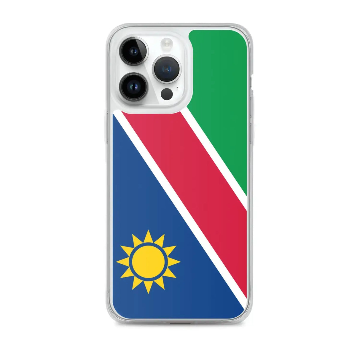 Coque iphone drapeau namibie souple antichoc transparente