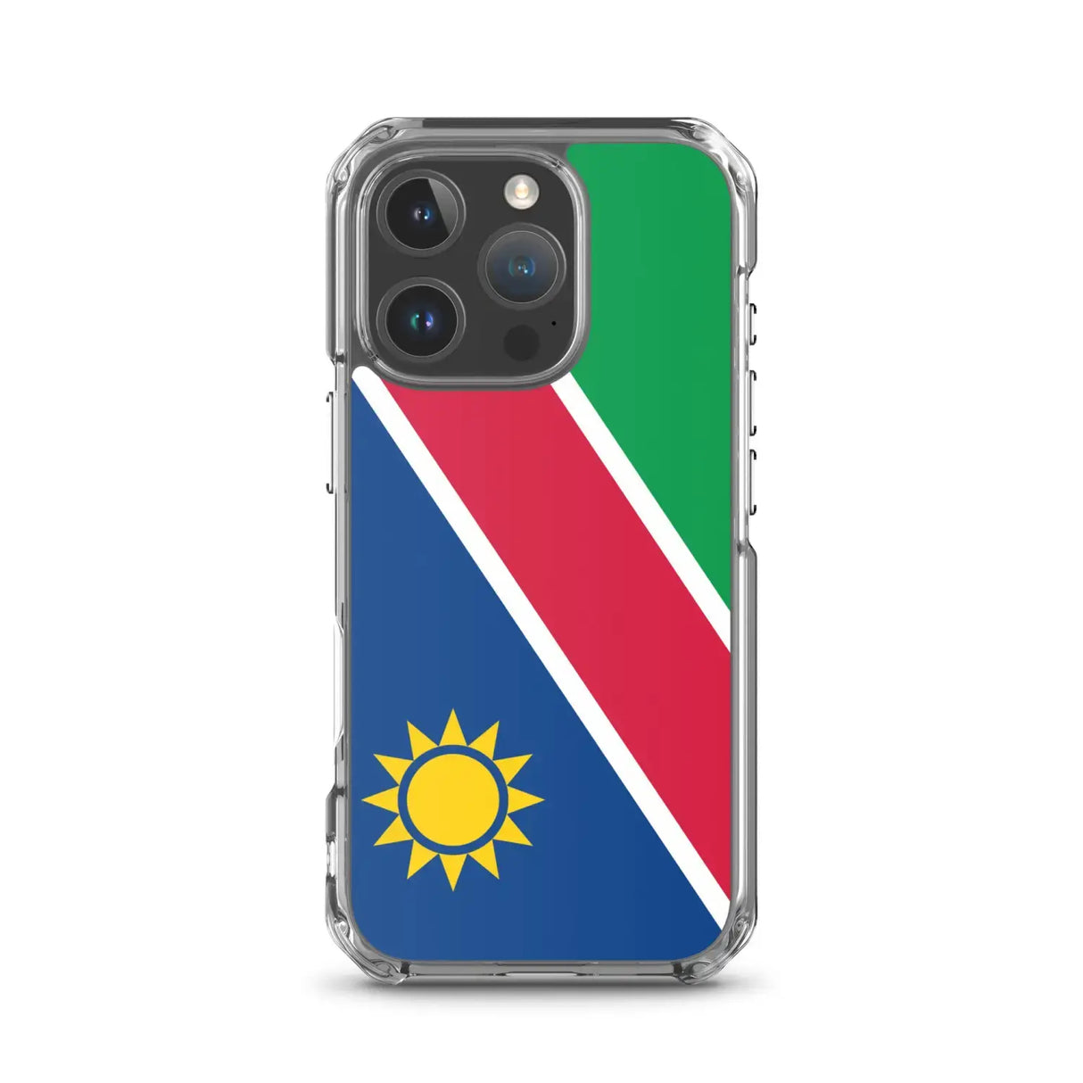 Coque iphone drapeau namibie souple antichoc transparente