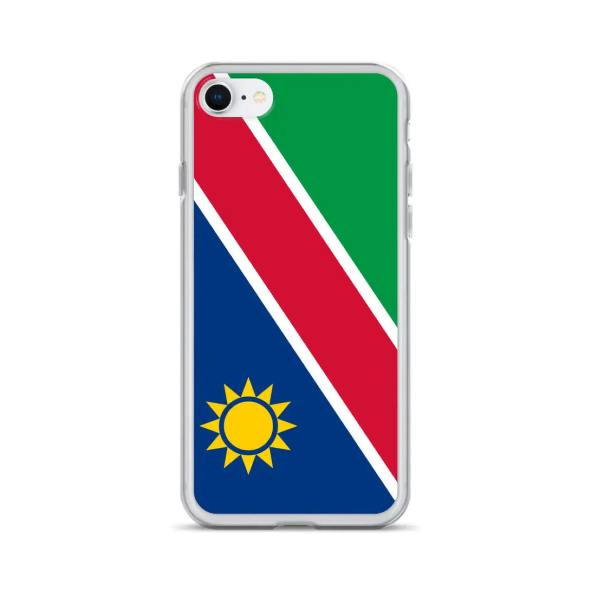 Coque iphone drapeau namibie souple antichoc transparente