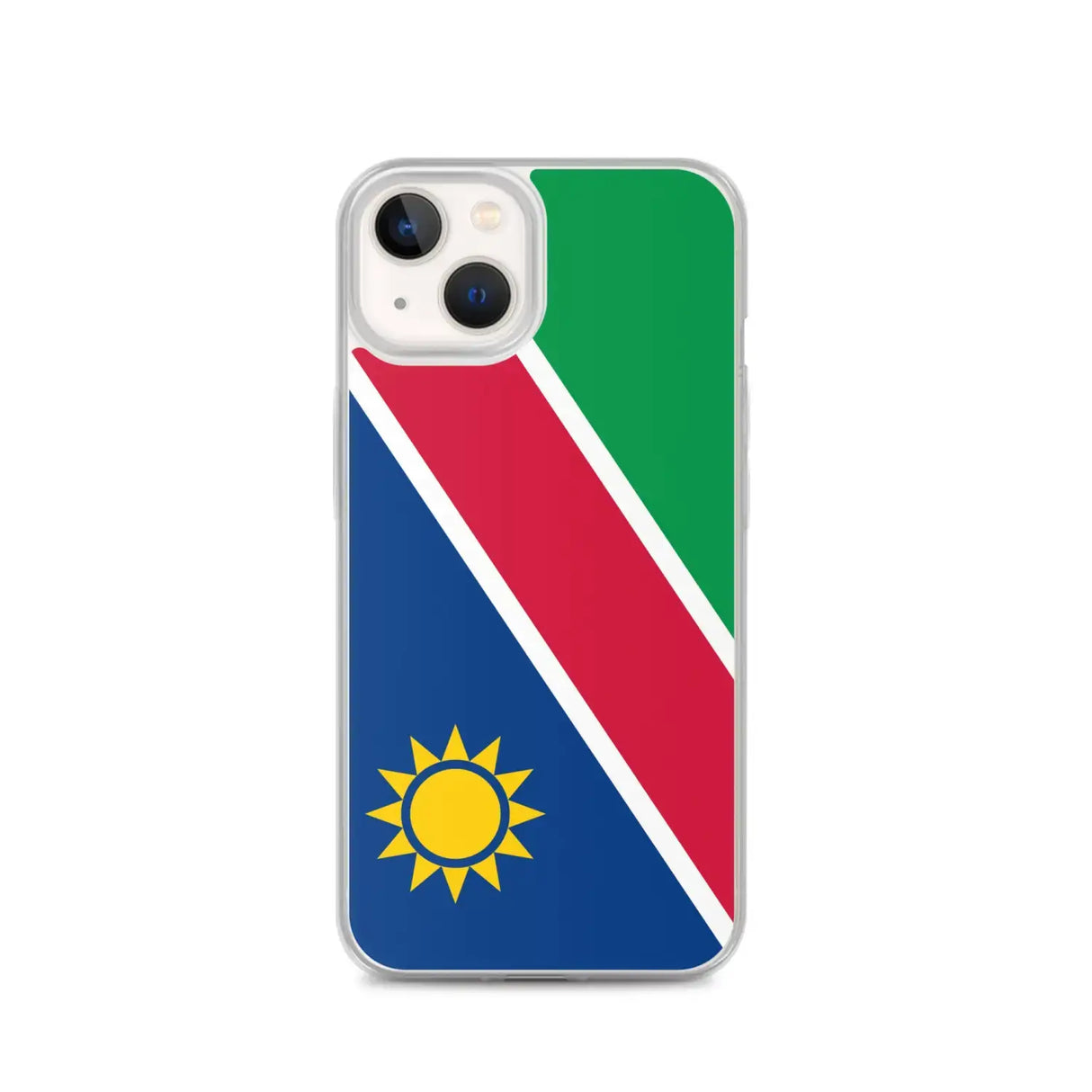 Coque iphone drapeau namibie souple antichoc transparente