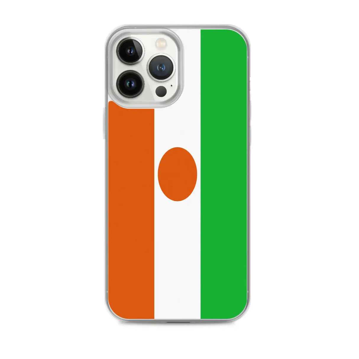 Coque iphone drapeau niger souple antichoc transparente