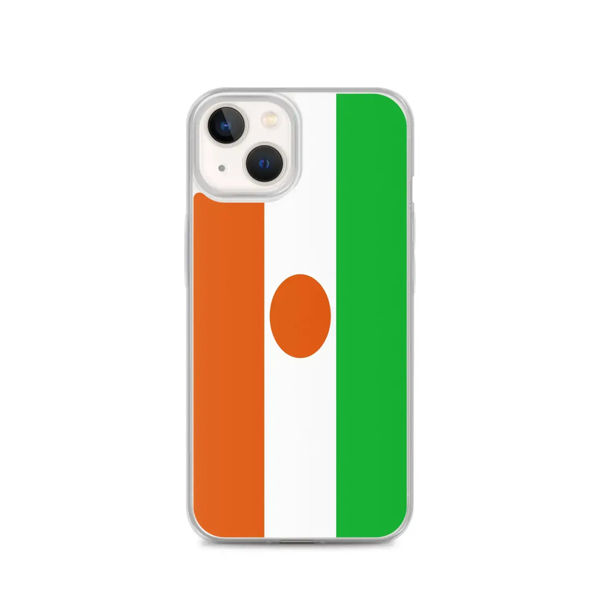 Coque iphone drapeau niger souple antichoc transparente