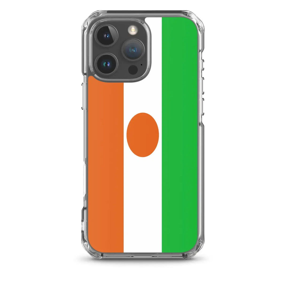 Coque iphone drapeau niger souple antichoc transparente