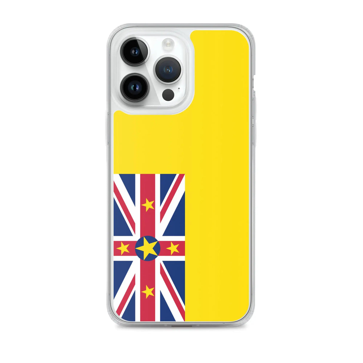 Coque iphone drapeau niue souple antichoc transparente