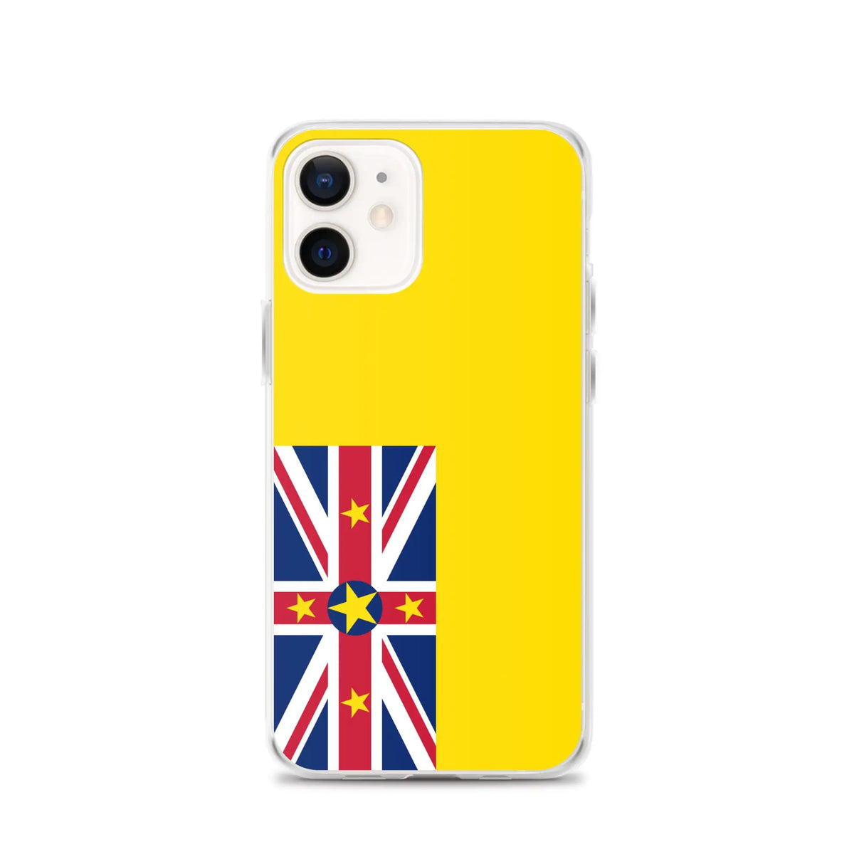 Coque iphone drapeau niue souple antichoc transparente