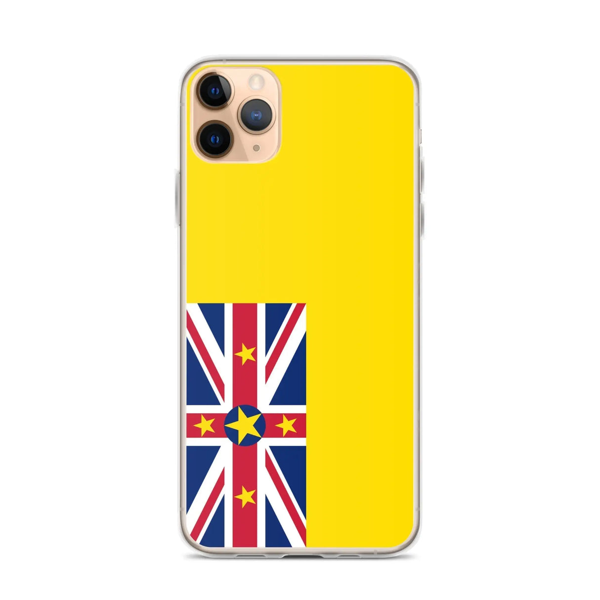Coque iphone drapeau niue souple antichoc transparente