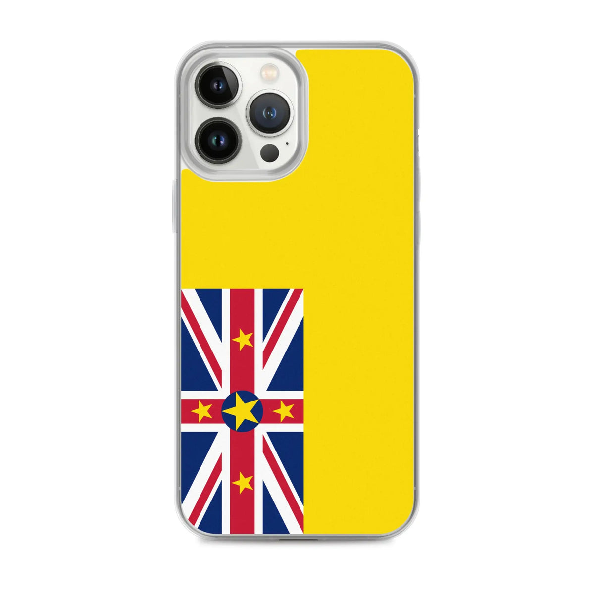 Coque iphone drapeau niue souple antichoc transparente