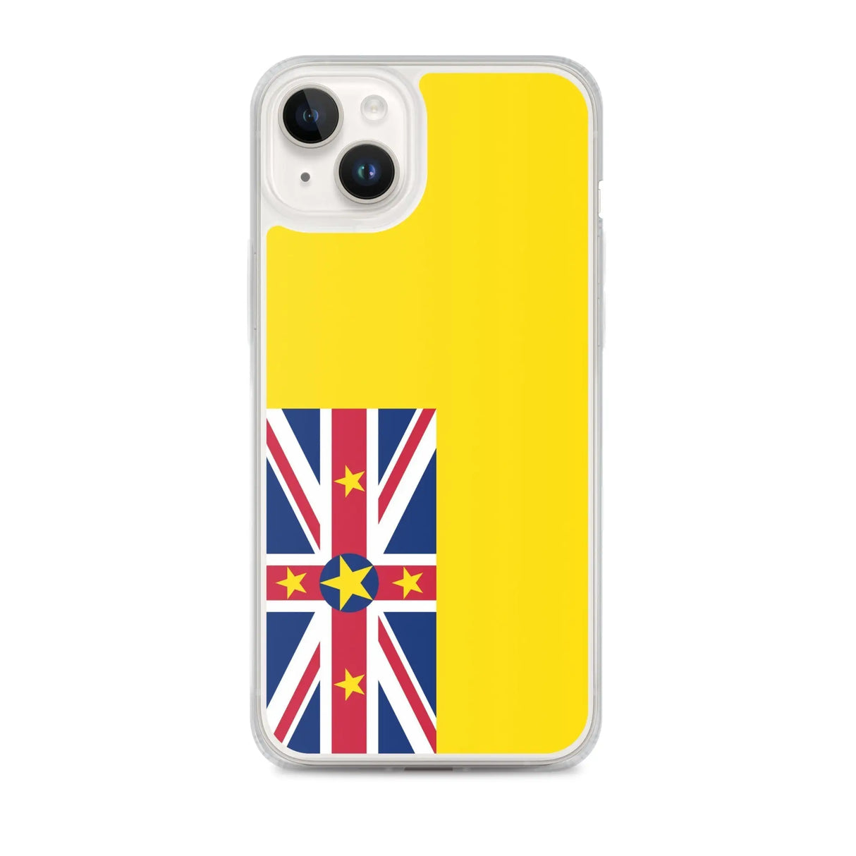 Coque iphone drapeau niue souple antichoc transparente