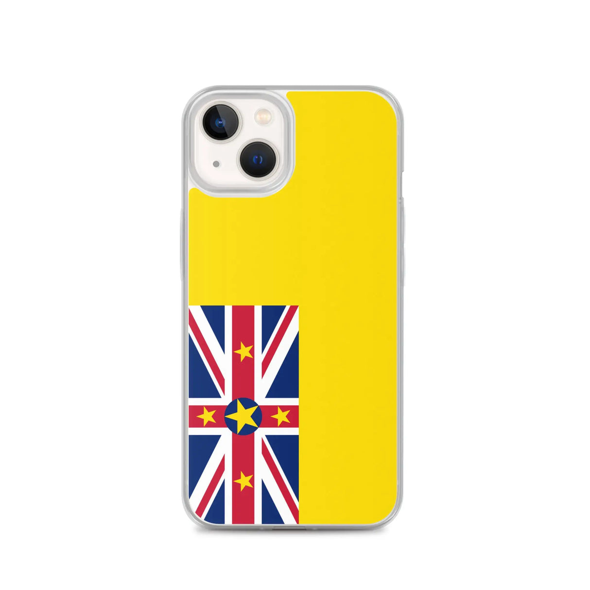 Coque iphone drapeau niue souple antichoc transparente