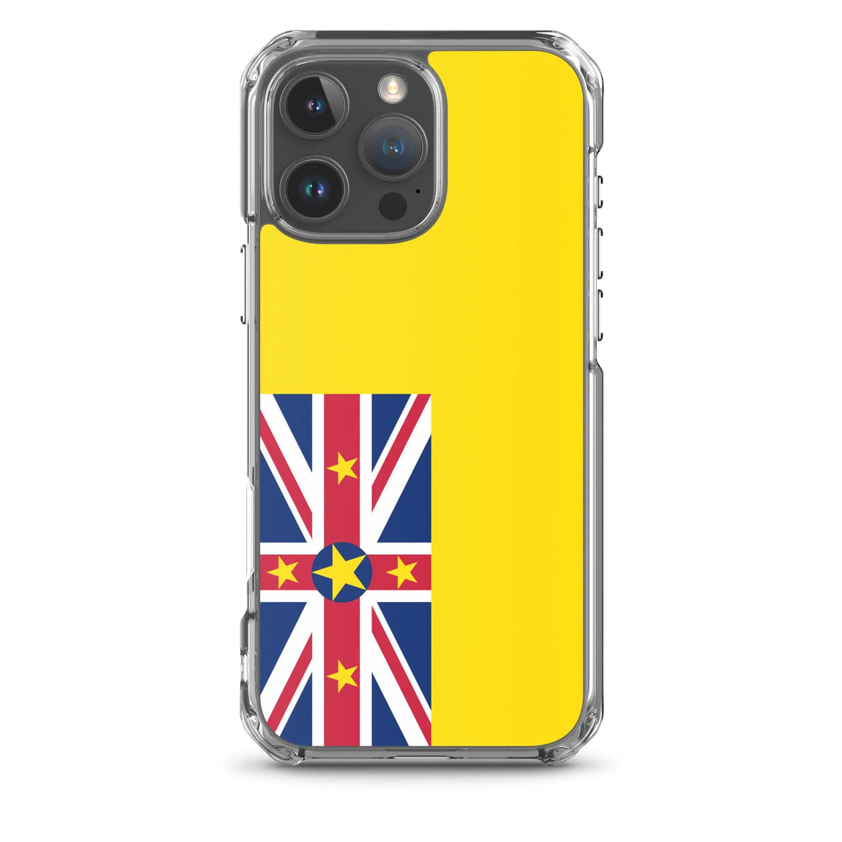 Coque iphone drapeau niue souple antichoc transparente