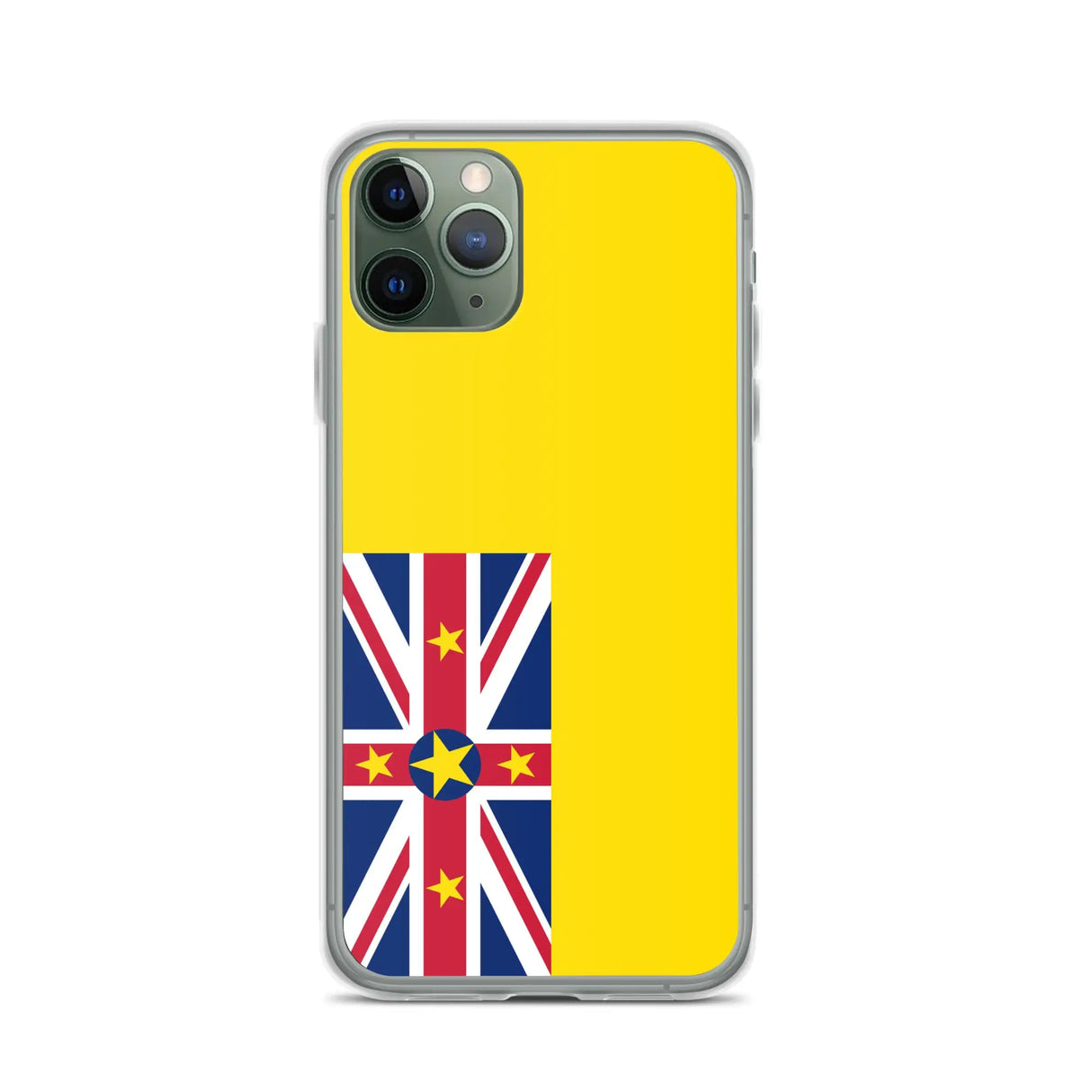 Coque iphone drapeau niue souple antichoc transparente