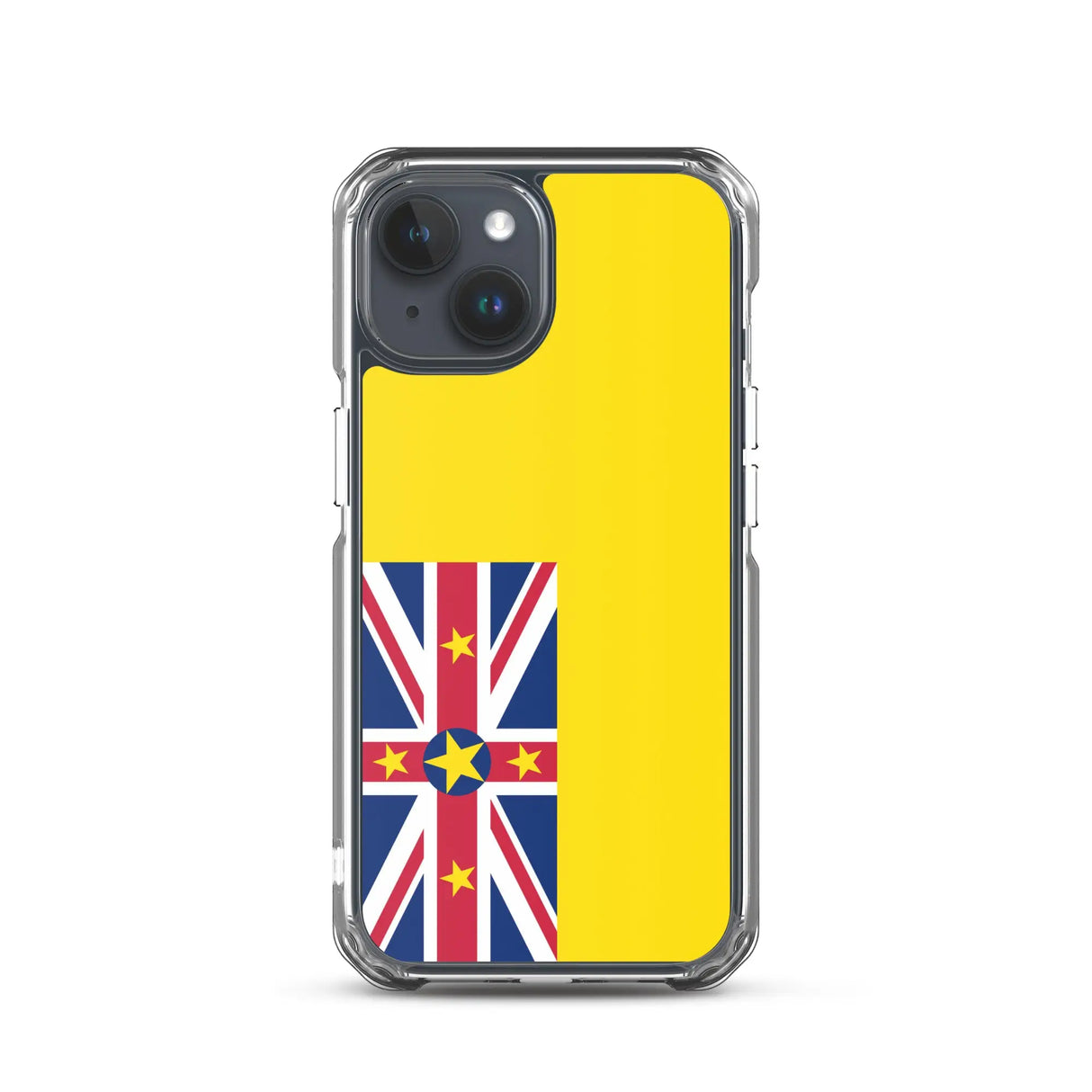 Coque iphone drapeau niue souple antichoc transparente