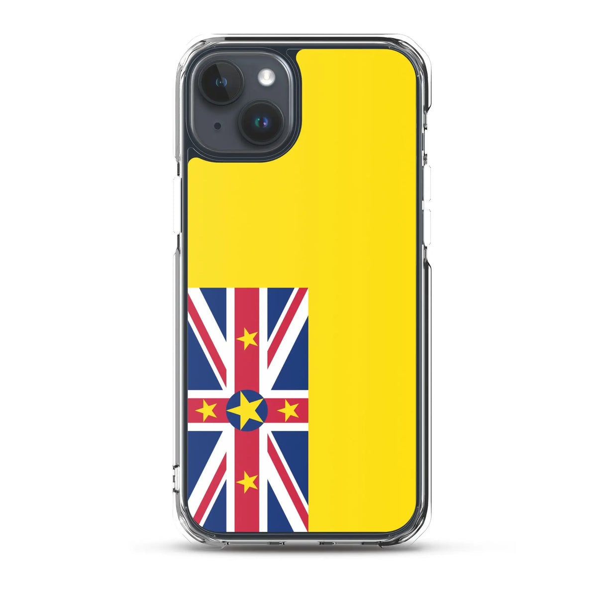 Coque iphone drapeau niue souple antichoc transparente