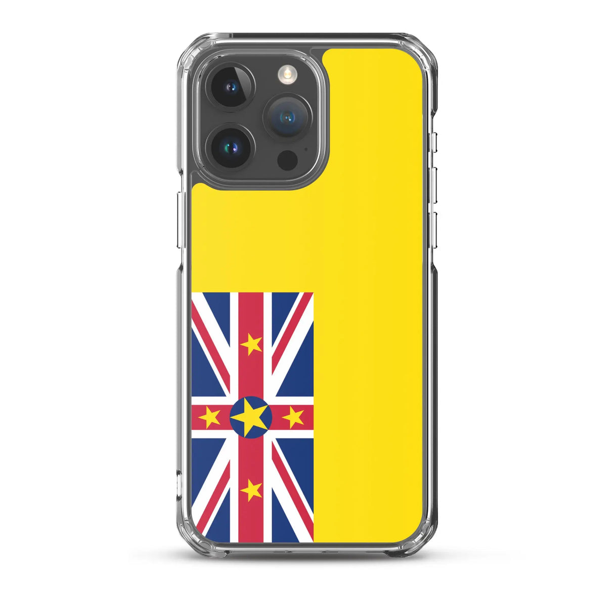 Coque iphone drapeau niue souple antichoc transparente