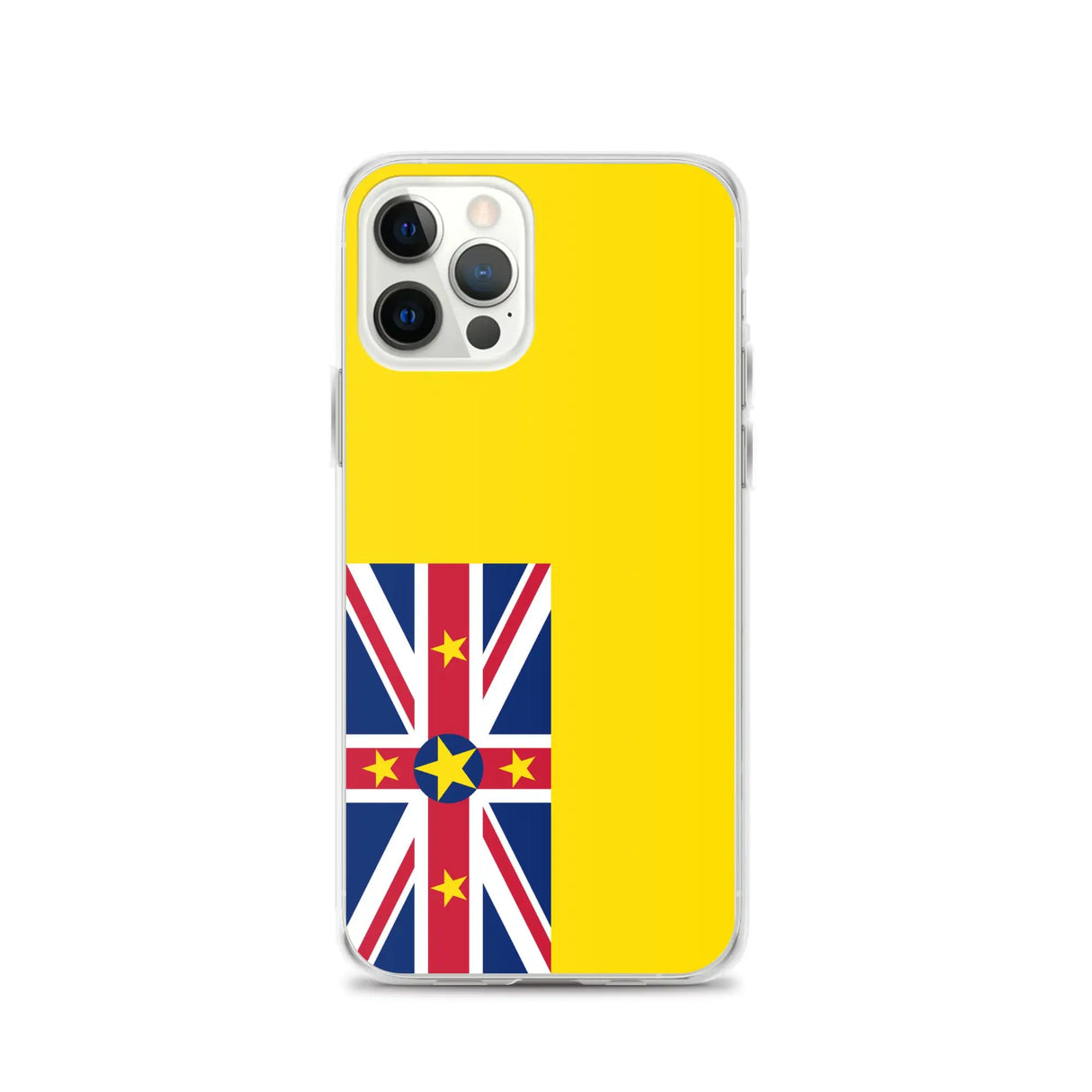 Coque iphone drapeau niue souple antichoc transparente